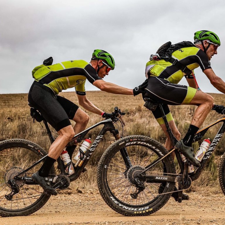 Peter Schermann and Elmar Spring at the Cape Epic